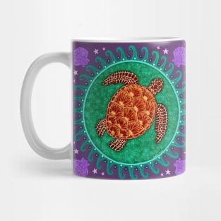 Sea Turtle Mandala Mug